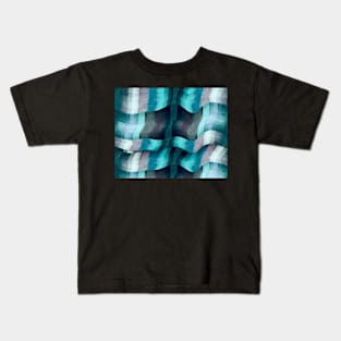 Waves Abstract Modern Art Kids T-Shirt